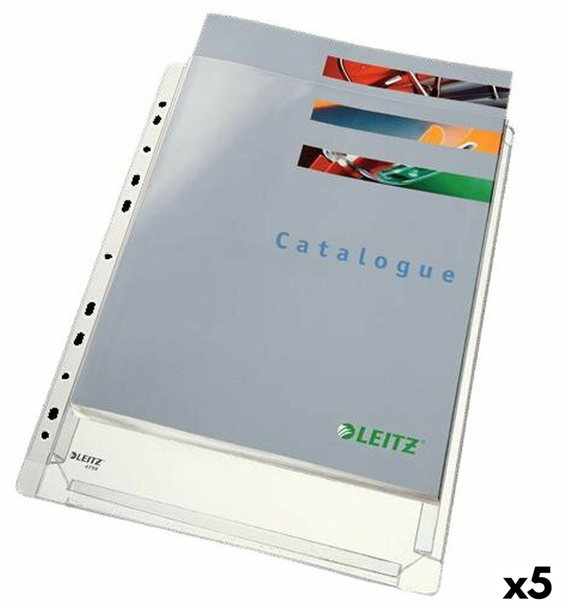 Καλύπτει Leitz PVC Διαφανές A4 (5 Μονάδες)