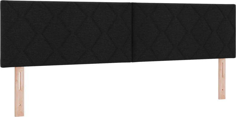 vidaXL Kρεβάτι Box Spring με Στρώμα Μαύρο 180x200 εκ. Υφασμάτινο