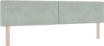Κρεβάτι Box Spring με Στρώμα vidaXL Ανοιχτό Γκρι 200x200 εκ. Βελούδο