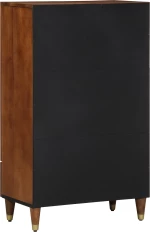 vidaXL Υψηλό ντουλάπι 60x33x100 εκ. Μασίφ ξύλο μάνγκο