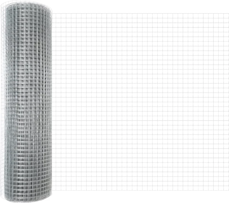 vidaXL Φράχτης Ηλεκτρολογημένος 0.8x25 μ Γαλβανισμένος Χάλυβας