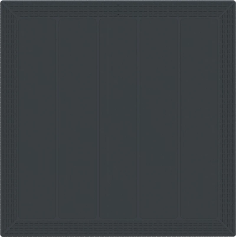 vidaXL Τραπέζι Κήπου Ανθρακί 100x100x73 εκ. Πολυκαρμπονικό