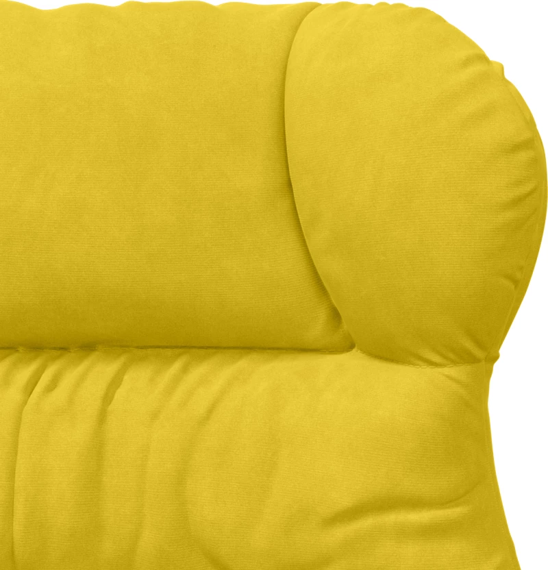 vidaXL Χαλαρωτική Καρέκλα Κίτρινο Βελούδο
