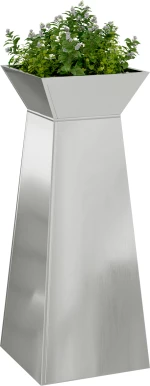 vidaXL Βάση φυτών Γαλβανισμένο ατσάλι 40 x 40 x 101 cm Γλάστρες