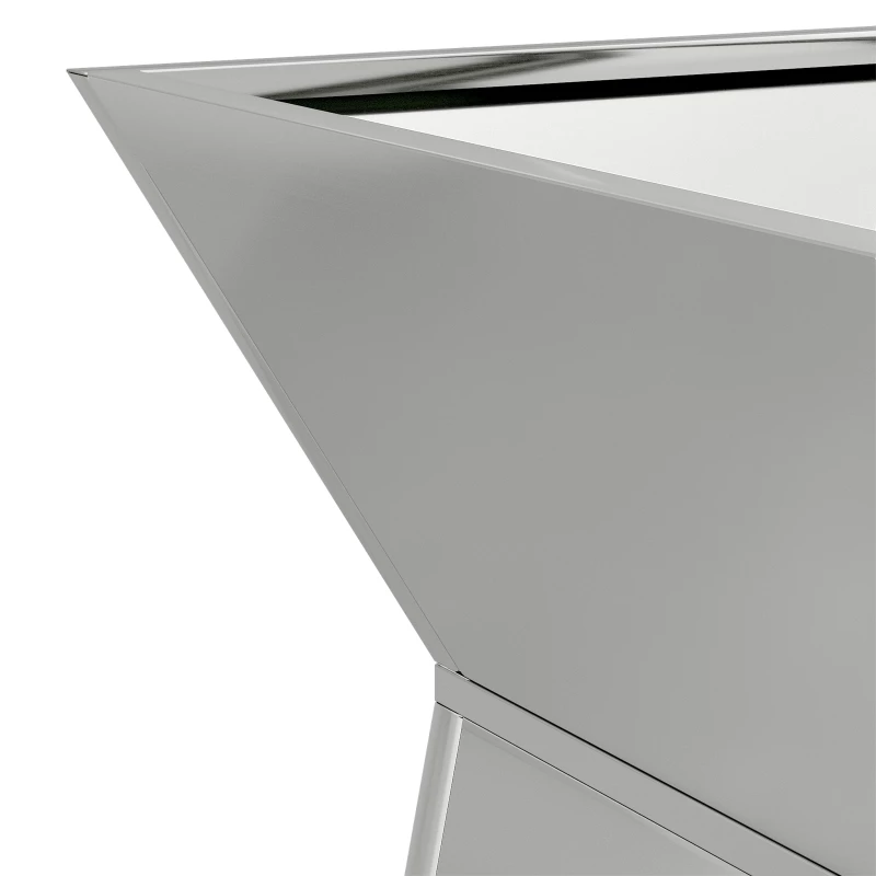 vidaXL Βάση φυτών Γαλβανισμένο ατσάλι 40 x 40 x 101 cm Γλάστρες