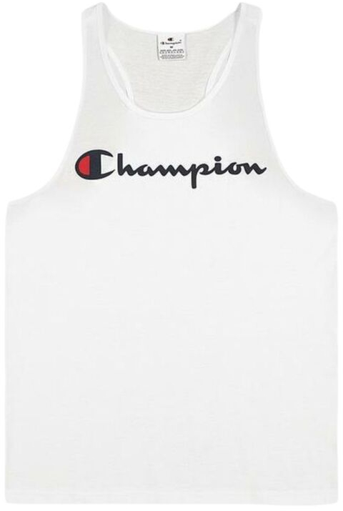 Αμάνικο Ανδρικό Mπλουζάκι Champion CHAMPION TANK 220780 Λευκό