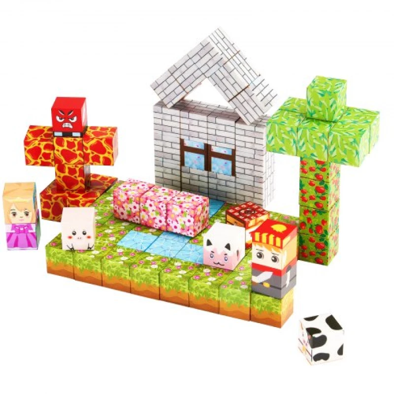 VEVOR Magnetic Blocks 150 PCS Forest Castle Set STEM Montessori Sensory Toys