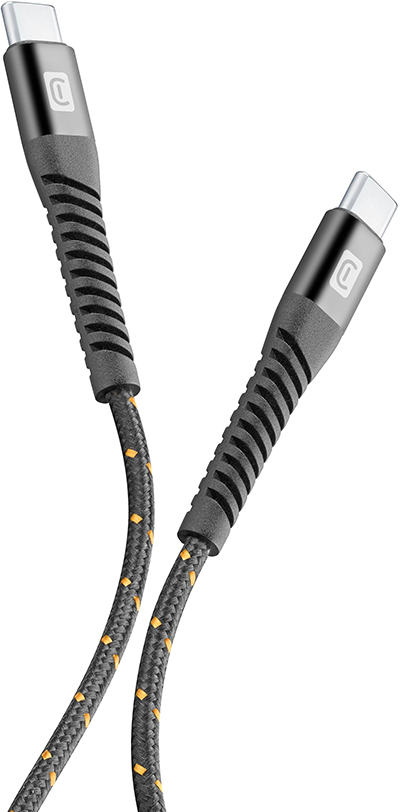 CELLULAR LINE 426063 USB Tetra Force Καλώδιο Συγχρονισμού και Φόρτισης Type-C (2M) Μαύρο