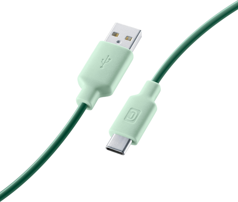 Cellular Line 325755 Usb Καλώδιο Συγχρονισμού Και Φόρτισης Type-c (1m) Πράσινο