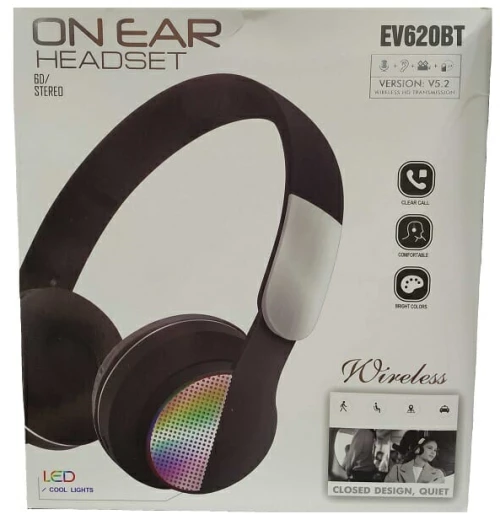 Ασύρματα ακουστικά - Headphones - EV-620BT - 806204 - Black