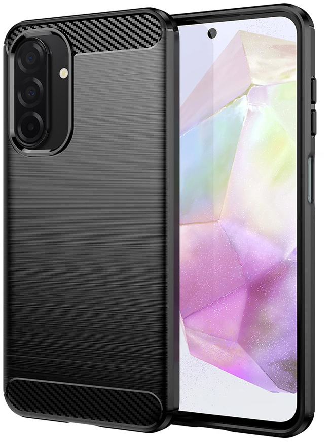 POWERTECH Θήκη Carbon MOB-2004 για Samsung A26 5G, μαύρη