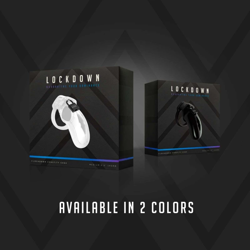 Chastity Cage Clear Large | Lockdown