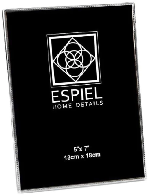 Κορνίζα FAM754 15x20cm Silver Espiel Μέταλλο,Αλουμίνιο