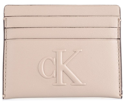 CALVIN KLEIN SCULPTED CARD CASE WOMEN CALVIN KLEIN ΜΠΕΖ (LV04K1026G-PBF)