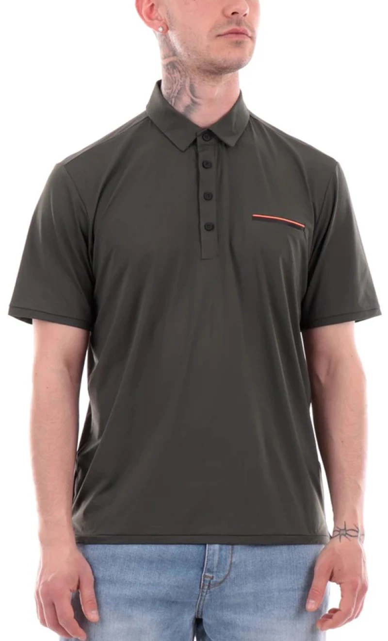 RRD OXFORD POCKET POLO T-SHIRT MEN RRD ΧΑΚΙ (25213-20)