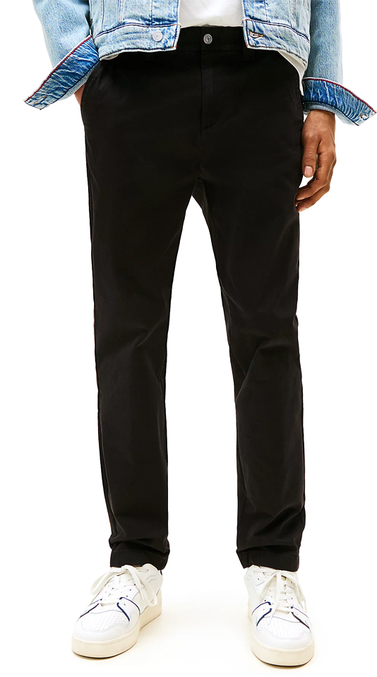TOMMY HILFIGER TOMMY JEANS AUSTIN L.32 CHINO PANTS MEN ΜΑΥΡΟ (DM0DM20282-BDS32)