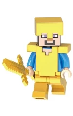 Συλλεκτική-Φιγούρα-MinecraftGold-Armor-Steve-XH15754,5-cm-XH1575