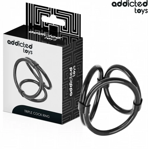 ADDICTED TOYS - TRIPLE PENIS RING