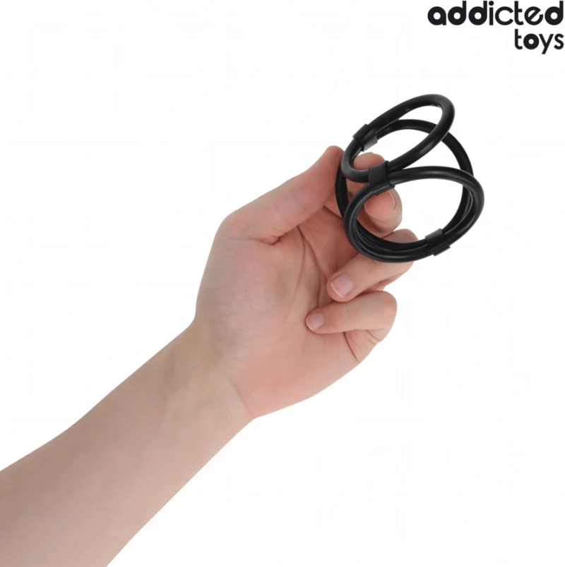 ADDICTED TOYS - TRIPLE PENIS RING