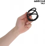 ADDICTED TOYS - TRIPLE PENIS RING