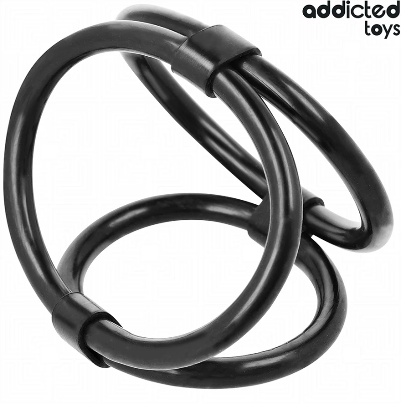 ADDICTED TOYS - TRIPLE PENIS RING
