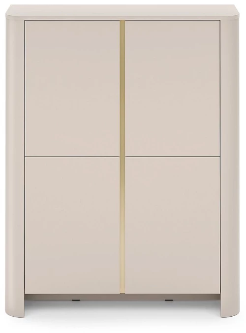 Μπουφές Bari Λευκό Kazmir  103x132x39cm