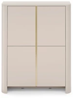 Μπουφές Bari Λευκό Kazmir  103x132x39cm