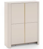 Μπουφές Bari Λευκό Kazmir  103x132x39cm