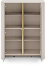 Μπουφές Bari Λευκό Kazmir  103x132x39cm