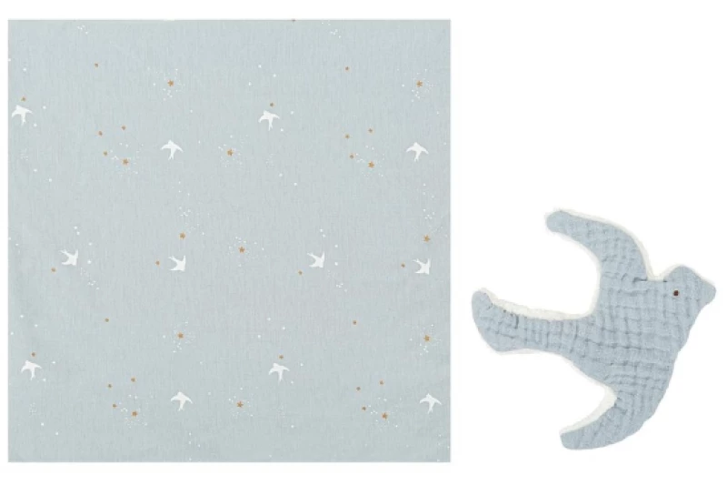 Bimbidreams Πάνα Μουσελίνα Bamboo με Νάνι Spring 115x115cm 2τμχ. 566521AG