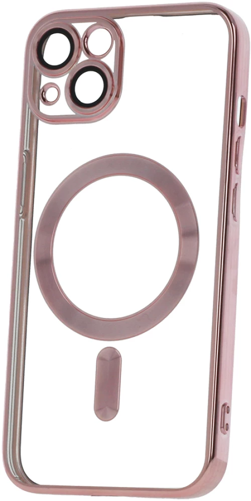 Color Chrome Mag case for Samsung Galaxy S25 rose gold
