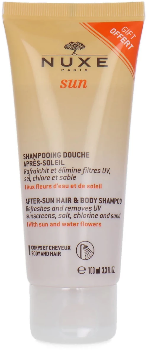 Nuxe, Sun, After-Sun Shampoo, For Hair & Body, 100 ml