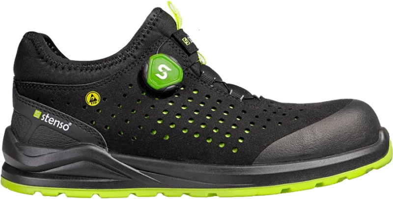 Παπούτσι Ασφαλείας Χωρίς Μέταλλο - Jett S1PS ESD Black Green