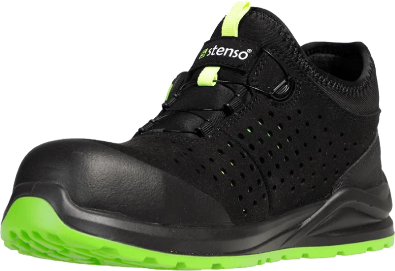 Παπούτσι Ασφαλείας Χωρίς Μέταλλο - Jett S1PS ESD Black Green