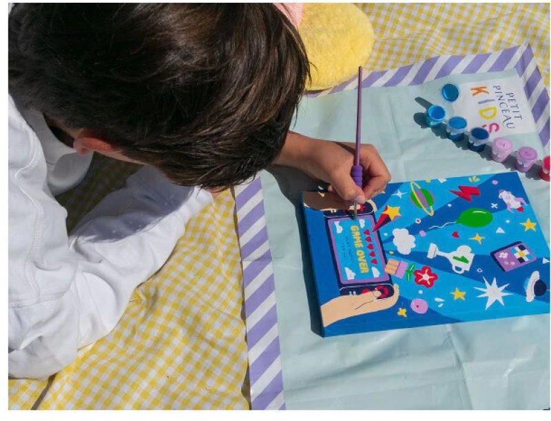 La Petite® Paint my Number Kit Ζωγραφικής με Αριθμούς- Video Game
