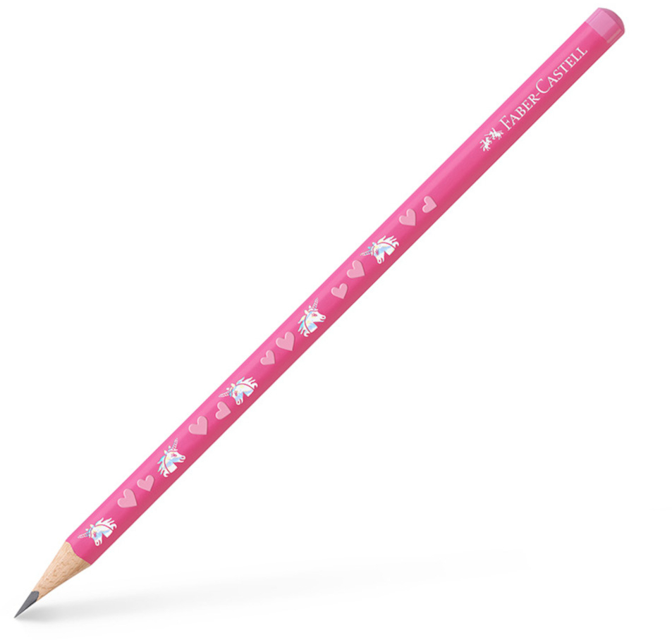 Μολύβι Κλασικό Faber Castle HB Unicorn Pink 111510
