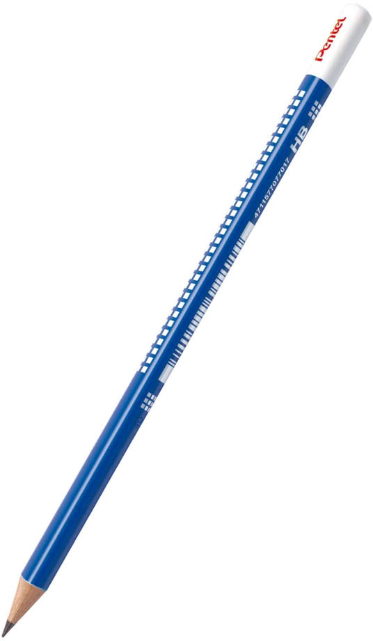 Κλασικό Ξύλινο Μολύβι Pentel Graphite Pencil HB Μπλε CB60T-HB