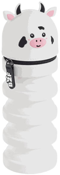 Πτυσσόμενη Kασετίνα Mολυβοθήκη Miquelrius Back2Fun Silicone Aγελαδίτσα  6.5x11.5cm