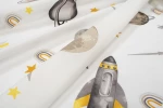 Παπλωματοθήκη Κούνιας 120x160 Space Mission 183 White-Grey Dimcol