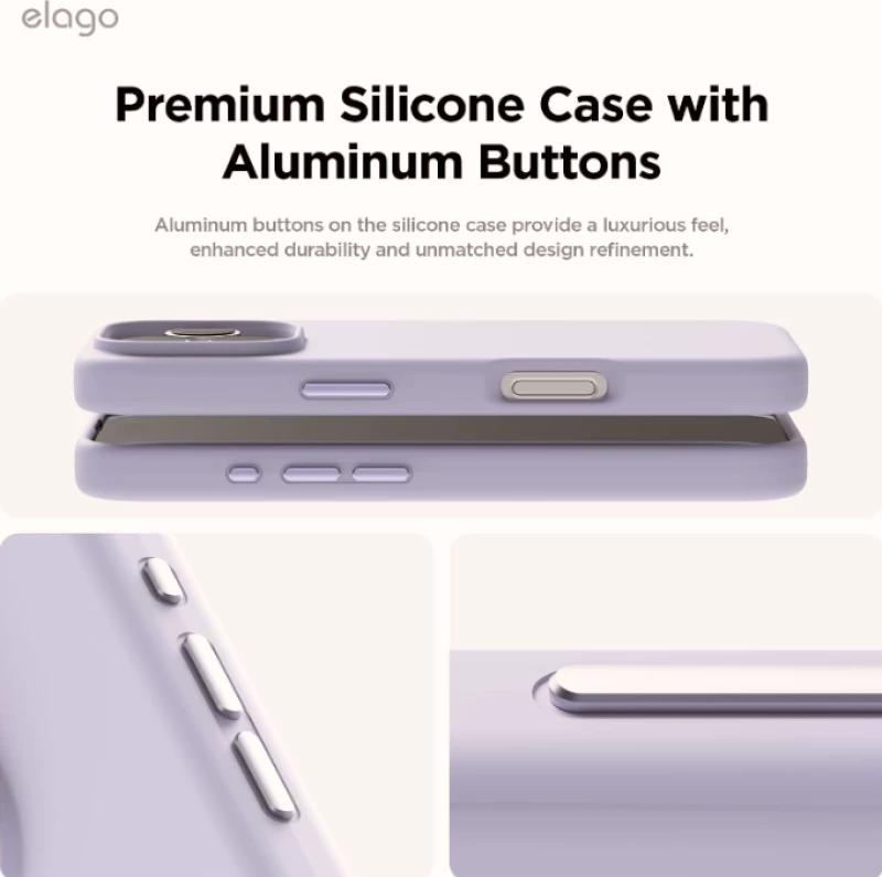 Θήκη Apple iPhone 16 Pro - Elago Magnetic Silicone Case Premium Σιλικόνης με MagSafe - Purple (ES16MSSC63PRO-PU)