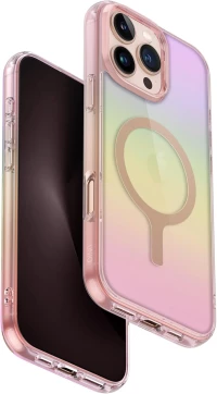 Θήκη iPhone 16 Pro Max Uniq Iridescia Ανθεκτική & Ιριδίζουσα με MagSafe - Pink Prism (UNIQ-IP6.9P(2024)-IRDMPPRS)