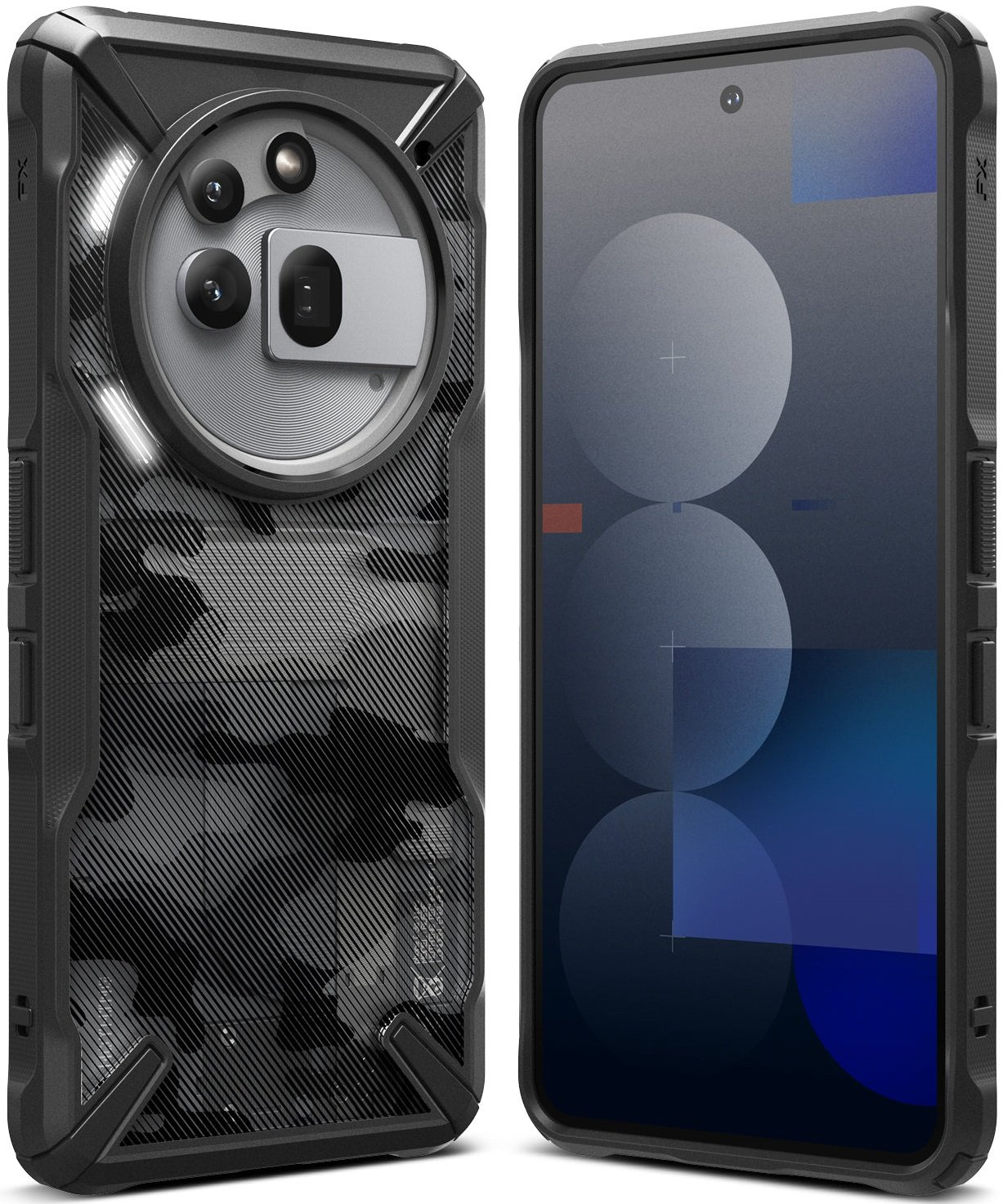 Θήκη Nothing Phone 3a Pro Ringke Fusion X Σκληρή - Camo Black (8800293853671)