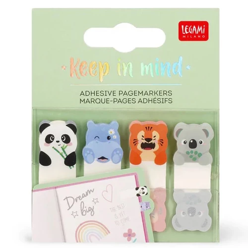 LEGAMI ΑΥΤΟΚΟΛΛΗΤΟΙ ΣΕΛΙΔΟΔΕΙΚΤΕΣ KEEP IN MIND - CUTE ANIMALS (#SKNKIT3)