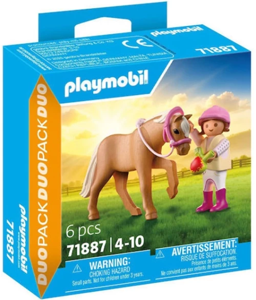 Playmobil Duo Pack Κοριτσάκι Με Πόνυ - 71887