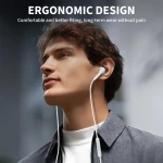 Tech-Protect Ultraboost In-ear Handsfree Ακουστικά με Βύσμα Lightning - Λευκό