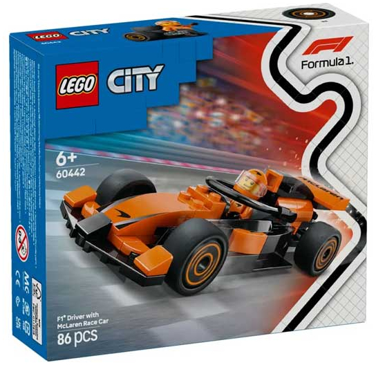 LEGO City F1 Driver With McLaren Race Car