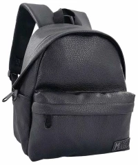 Τσάντα Πλάτης Must Matt Mini 25x12x30cm 1 Κεντρική Θήκη Μαύρη 000586154