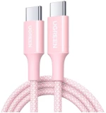 Καλώδιο Φόρτισης UGREEN L501 35441 USB-C σε USB-C PD 60W 1m Ροζ