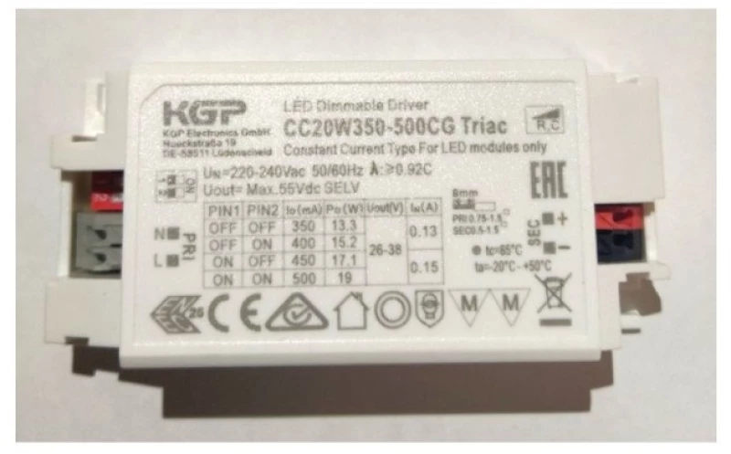 Driver KGP 20W Λευκό 77-50497 Homelighting-77-50497-Λευκό 77-50497