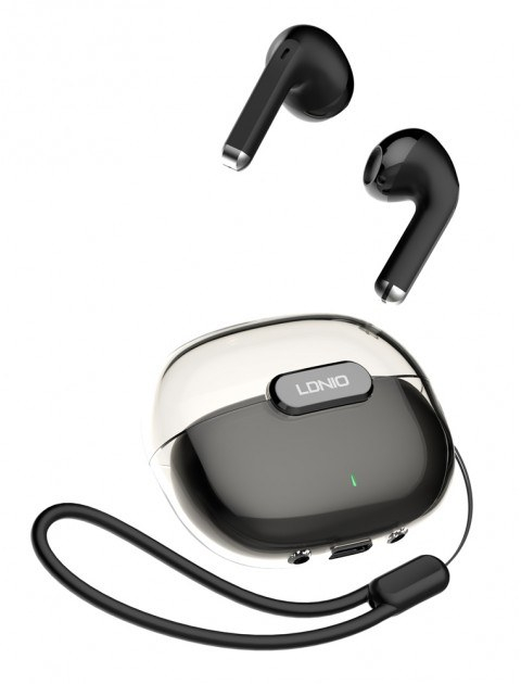 Ακουστικά Με Θήκη Φόρτισης T03 True Wireless Hifi Φ13mm Μαύρα 6933138601037 LDNIO 6933138601037
